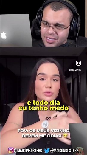 coach com síndrome de protagonista acha q todos os vizinhos odeiam ela kkkk