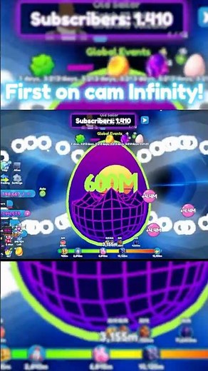 I hatched a Immortal Trophy Infinity on stream! | BGSI