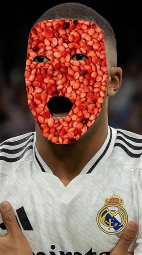 Kylian Mbappé ⚡🤍 | Real Madrid Superstar in ASMR Food Art 🍖#asmr #asmrsounds #mbappe