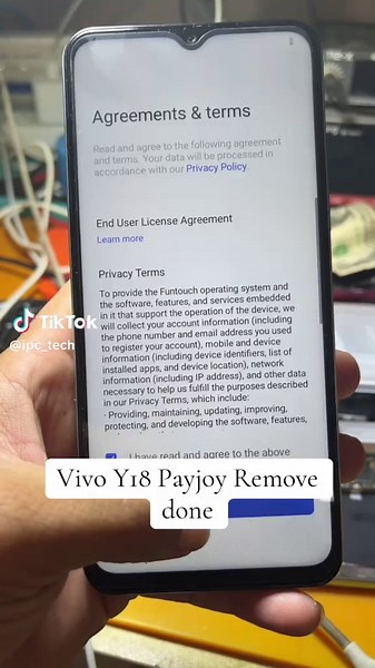 Vivo Y18 Payjoy Lock Removal Process Explained
