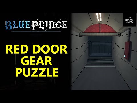 Blue Prince Red Door Rotating Gear Puzzle - How to Raise Gear Platform After Opening Red Door