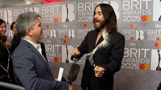 Jared Leto shows the BBC how to do a posh British accent