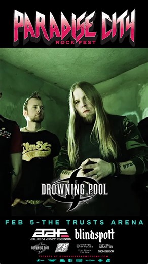 @drowning_pool Interview is LIVE TICKETS to both of the shows and informations about them are in the link Bio or go to www.goodvibespromtions.com This is my favorite interview so far purley because of the chemistry they both brung to the table, It was funny informal and really fun to do so i thank the fellas again for a stella interview I hope you all enjoy the content because I really enjoy making it. To check out more of my own content fo to my Tiktok page @smileygnz !!! PARADISE CITY IS ALMOS