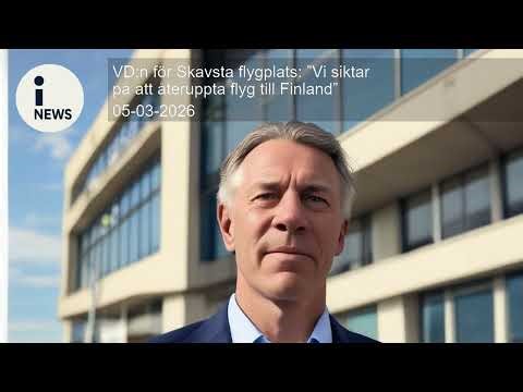 VD:n för Skavsta flygplats: ”Vi siktar på att återuppta flyg till Finland”