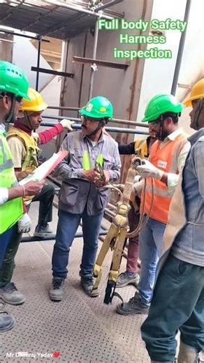 Full body Safety Harness inspection ✅