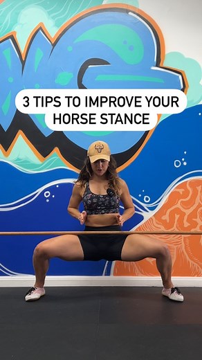 Vanja Moves | The horse stance is a great exercise to help you with your middle splits and it will improve your strength and flexibility in your hips... | Instagram