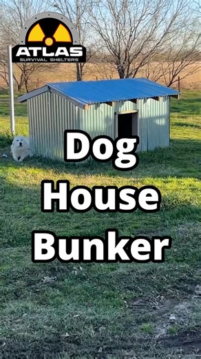 4.1M views · 80K reactions | Dog house hides entrance to Bomb Shelter  #bunker #bombshelter #shelter #hidden #prepper #doomsday | Atlas Survival Shelters | Facebook