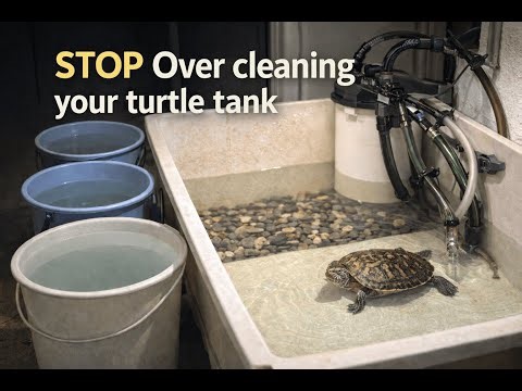 STOP Over-Cleaning your turtle Tank (Do This Instead)
