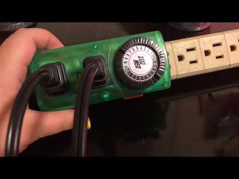 How to use repticare day night timer