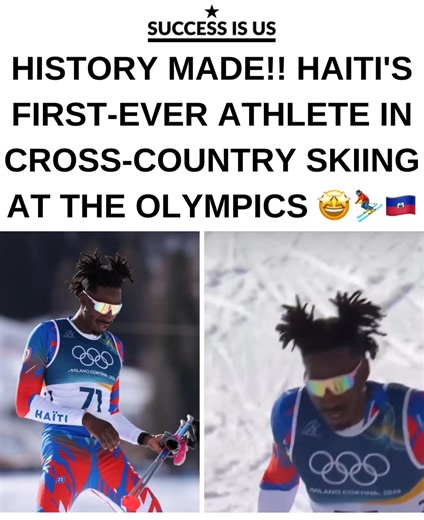 At 25 years old, Stevenson Savart has officially become the first cross-country skier to represent Haiti at the Winter Olympics. 🇭🇹🎿 After proudly serving as the nation’s flag bearer at the Opening Ceremony, Stevenson captured hearts worldwide during his debut in the men’s skiathlon at the 2026 Milan Cortina Games! Want to promote your brand on our page? DM us on Instagram @successisus_ ! ✊🏾 We are a positive media platform for the black community, give us a follow and visit our website for 