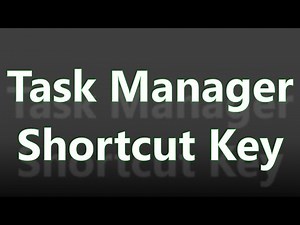 Task manager shortcut key | task manager shortcut key windows 10 | Computer Update Gyan