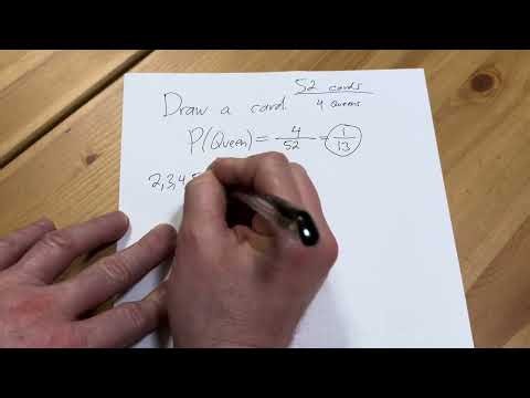 A Simple Probability Question with Cards || The Probability of a Queen