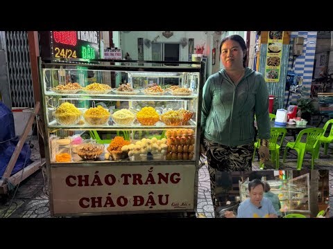 Sweeping through the 30-year-old pandan white porridge shop with more than a dozen types of delic...