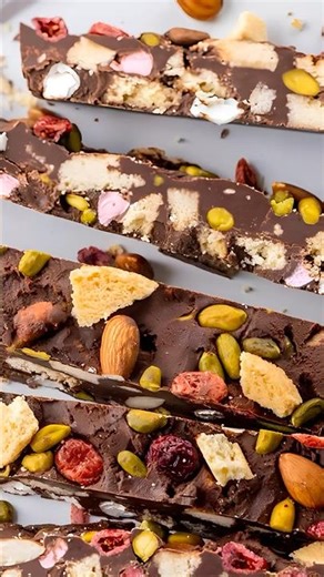Rocky Road with Shortbread Cookies ⭐ #RockyRoad #Shortbread #Cookies