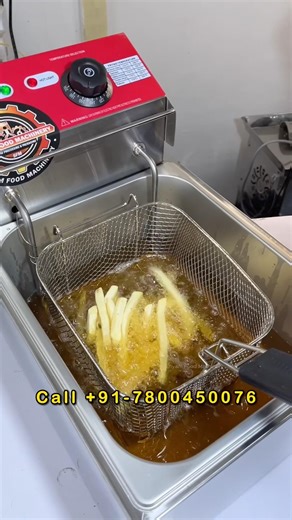 Electric Fryer For French Fries, Fried Momos - Deep fryer machine | Automatic Food Fryer #ytshorts