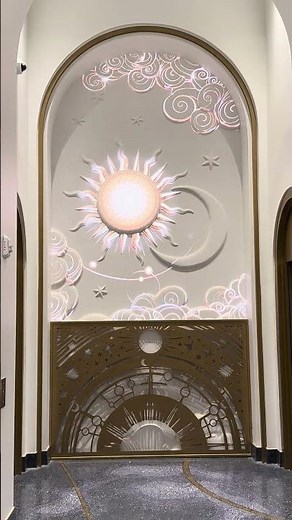 First look: Projection mapped lift lobby at Universal Helios Grand Hotel