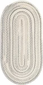 Capel American Heritage Shadow 4' 0" X 6' 0" Oval Braided Rug