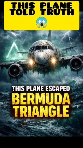 THIS PLANE CAME🎯BACK FROM BERMUDA TRIANGLE😱