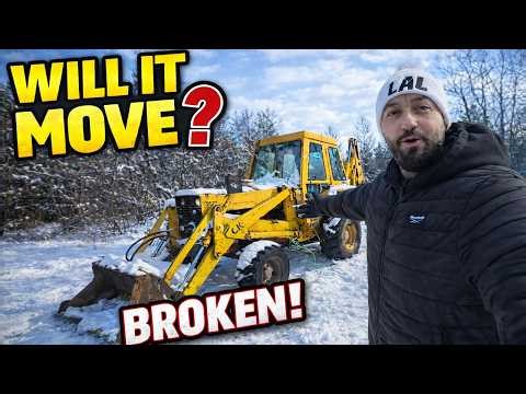 WILL IT MOVE? DRIVING A BROKEN BACKHOE TO MY OFFGRID PROPERTY!!