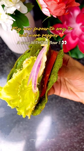 Easy Egg Veggie Wrap without Flour | Quick Breakfast or Snack