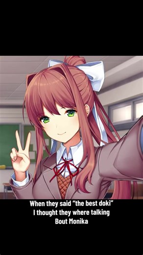 #justmonika #ddlc #dokidokiliteratureclub #monika #foryoupage