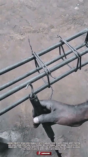 Rebar Binding Tool: Rapid Rebar Tying Technique with Spiral Pull Mechanism #ToolHolder