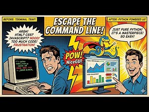 Escape the Command Line: Build Beautiful Python Web UIs with NiceGUI (No HTML/CSS!)