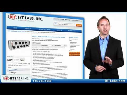Resistance Decade Box Overview - IET Labs