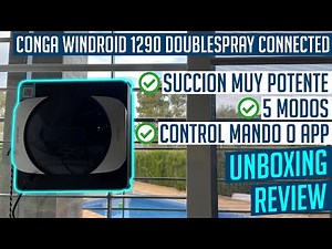 ASPIRADORA LIMPIACRISTALES CONGA WINDROID 1290 DOUBLESPRAY CONNECTED