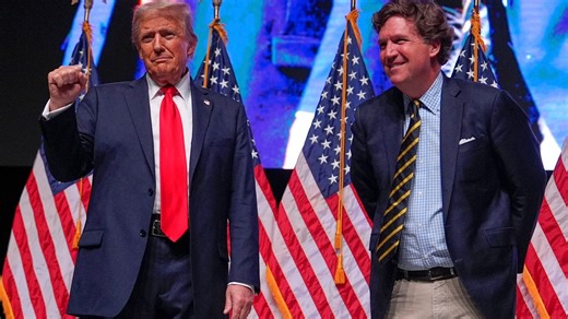 Trump Slams Tucker Carlson's Criticism Of His 'Vile' Easter Message On Iran