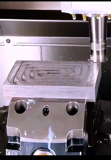 High-Feed CNC Milling . (We make and post CNC machining videos that inspire us.) 🎥 Duplex CNC Academy #cncmachining #cncmachine #cncmilling #machining #milling
