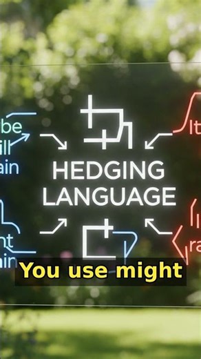 Quick Grammar: English Grammar: hedging language maybe might