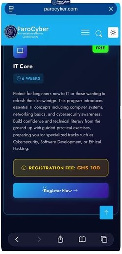 ParoCyber Secure registrations with Hubtel