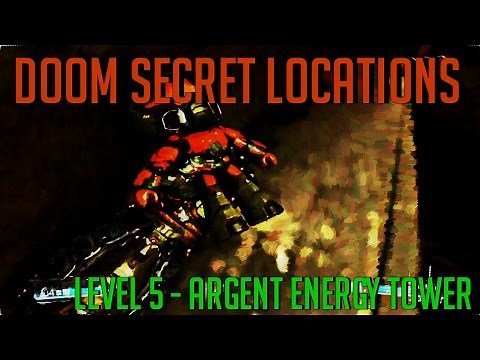 DOOM 2016 Secrets & Collectibles - Level 5 - Argent Energy Tower