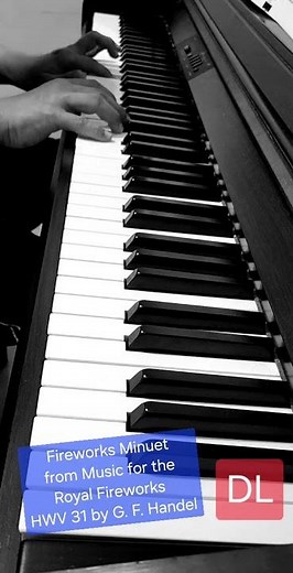 Fireworks Minuet by G. F. Handel [ABRSM Piano Exam Pieces 2025 & 2026, Grade 1, A:1]