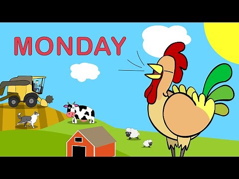 Number Farm Days Of the Week | Learn 7 Days of the Week | Toddler Fun Learning