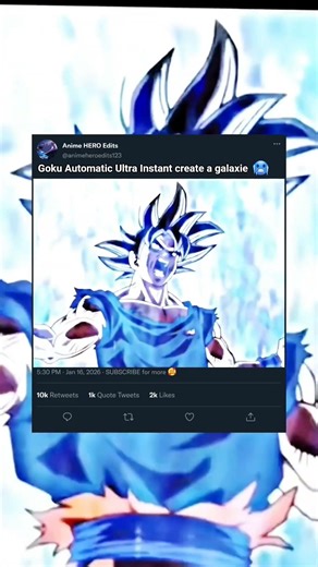 Goku Automatic Ultra Instant create a galaxie 🥶