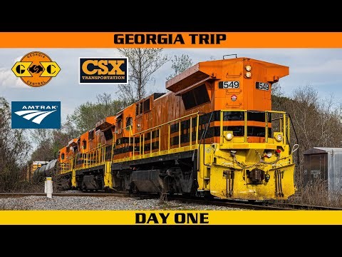 OUR 2026 GEORGIA TRIP BEGINS IN SAVANNAH! Georgia Central, CSX, Amtrak, and More! | 3/9/2026