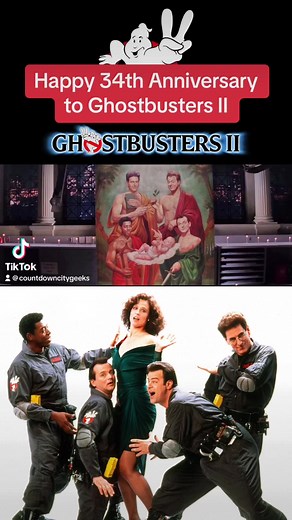 Happy Anniversary to the movie that made bathtub eating babies a thing, #Ghostbusters 2! | Countdown City Geeks