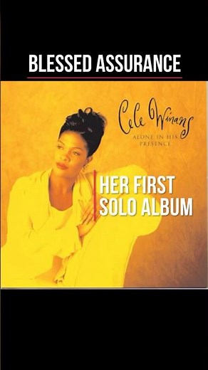 Blessed Assurance - CeCe Winans (From "Alone in His Presence" Album) #cecewinans #gospel
