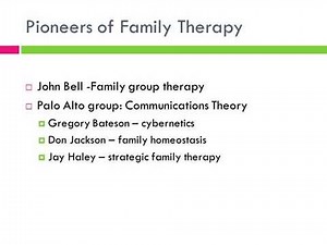 Development of Family Therapy