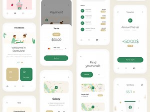 Starbucks Redesign - UI / UX Mobile App