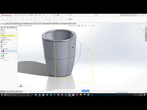 SolidWorks- Coffee Mug Handle