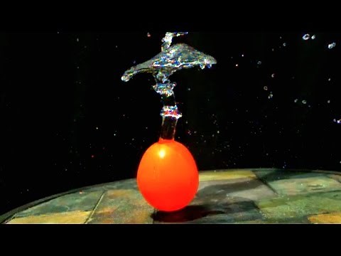 MUSHROOMING WATER BALLOON POP (Super Slow Motion Science Experiment) - Slow Mo Lab