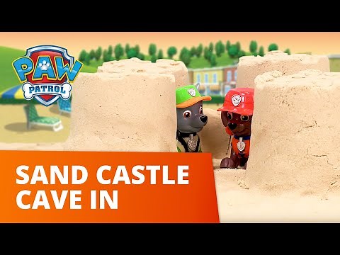 PAW Patrol - Sand Castle Cave In! - Toy Pretend Play For Kids