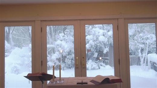 Blizzard Day Mass Holy Cross | Parish of the Holy Cross