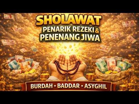 LIVE SHOLAWAT MENENANGKAN HATI | Badar, Burdah & Asyghil | Penarik Rezeki