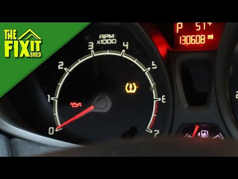 Ford Fiesta Reset TPMS (Tire Pressure Management System) | The Fixit Shed