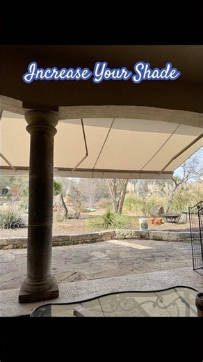 ShadeSense Motorized Awnings Transform Patios #youtubeshorts #powerawnings