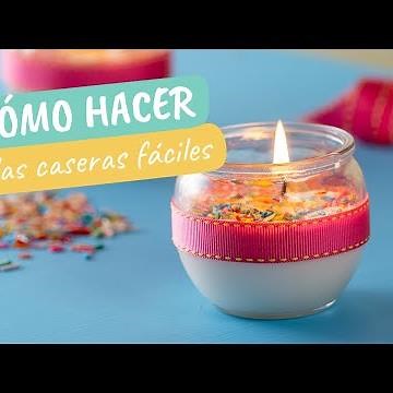 Cómo hacer velas caseras fáciles